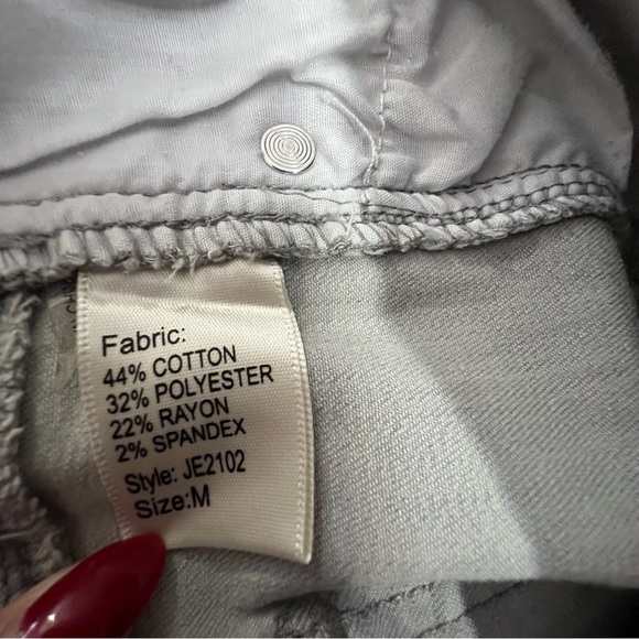 ELAN stretchy grey jeans size medium - Picture 4 of 6